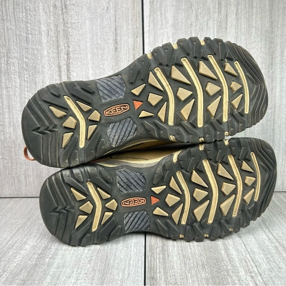 Keen Targhee Vent Trail Hiking Brown Leather Sneaker Boot Women’s Size 7.5 - Picture 9 of 11